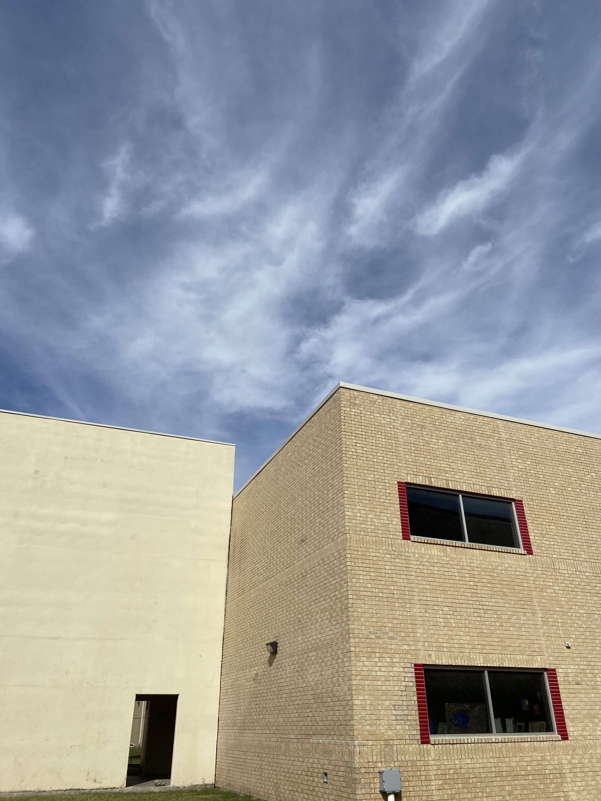 picture of a building and the sky