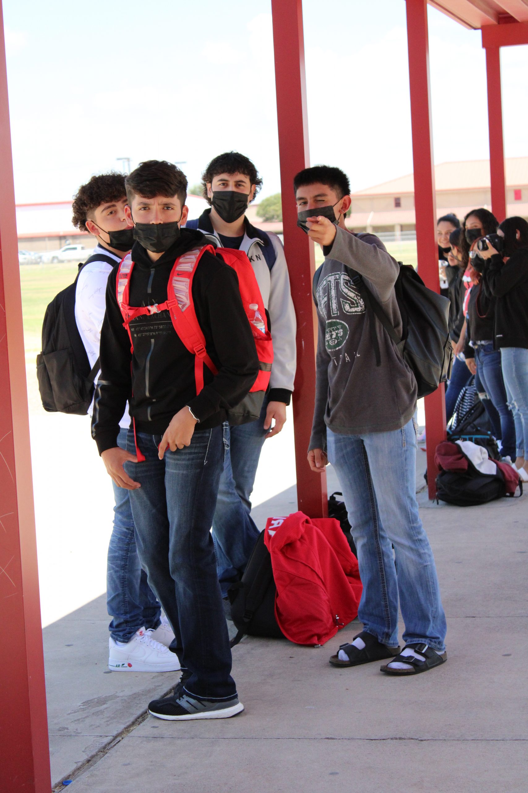 Junior Boys posing for a quick photo